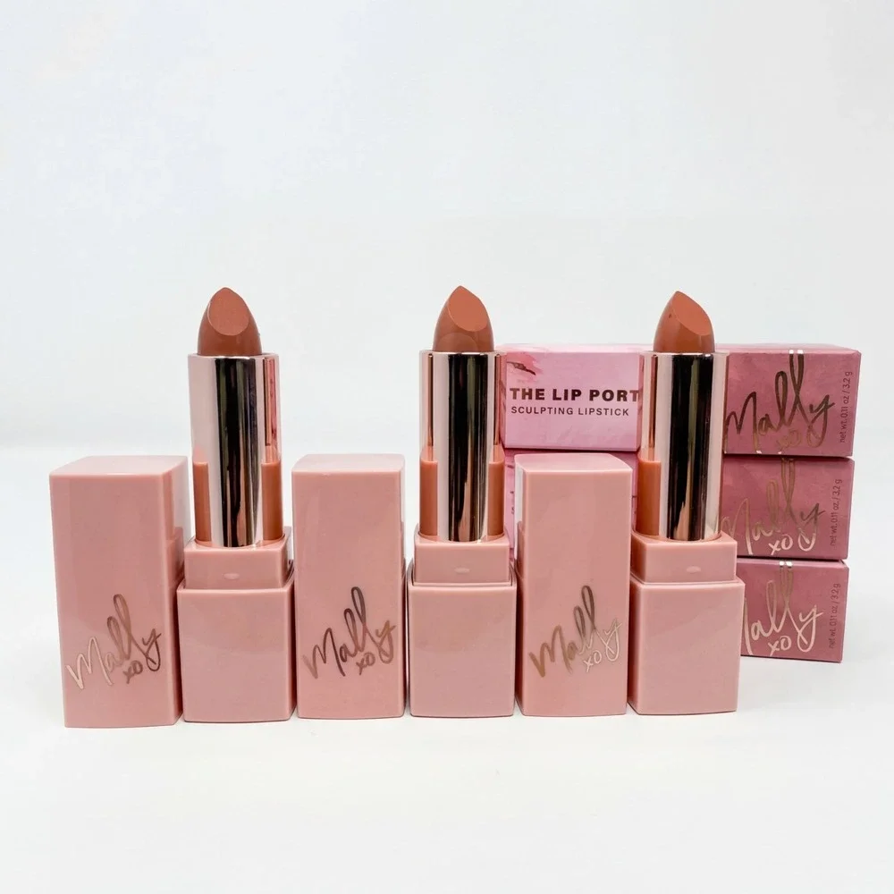 3 Pack Mally‎ Xo The Lip Portrait Sculpting Lipstick Spring Peony